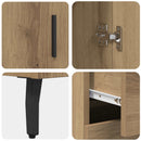 Highboard 2 pcs Artisan Egetræ 69,5 x 34 x 180 cm