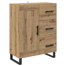 Highboard med skuffe 2 pcs Artisan Egetræ 69,5 x 34 x 180 cm