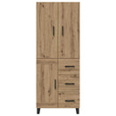 Highboard med skuffe 2 pcs Artisan Egetræ 69,5 x 34 x 180 cm