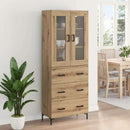 Highboard 2 pcs Artisan Egetræ 69,5 x 34 x 180 cm