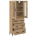 Highboard 2 pcs Artisan Egetræ 69,5 x 34 x 180 cm