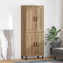Highboard Artisan Egetræ 69,5 x 34 x 180 cm Konstrueret træ