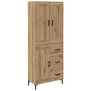 Highboard med skuffe 2 pcs Artisan Egetræ Konstrueret træ