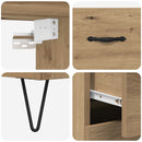 Highboard med skuffe 2 pcs Artisan Egetræ Konstrueret træ