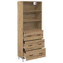 Highboard med skuffe 2 pcs Artisan Egetræ Konstrueret træ