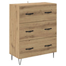 Highboard med skuffe 2 pcs Artisan Egetræ Konstrueret træ