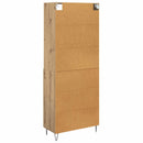 Highboard med skuffe 2 pcs Artisan Egetræ Konstrueret træ