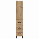 Highboard Artisan Egetræ 34,5 x 34 x 180 cm Konstrueret træ