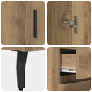 Highboard 2 pcs Artisan Egetræ 69,5 x 34 x 180 cm