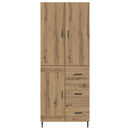 Highboard 2 pcs Artisan Egetræ 69,5 x 34 x 180 cm