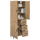 Highboard 2 pcs Artisan Egetræ 69,5 x 34 x 180 cm