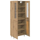 Highboard 2 pcs Artisan Egetræ Konstrueret træ