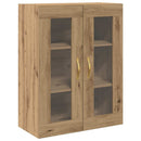 Highboard 2 pcs Artisan Egetræ Konstrueret træ
