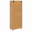 Highboard 2 pcs Artisan Egetræ Konstrueret træ