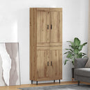 Highboard 2 pcs Artisan Egetræ Konstrueret træ
