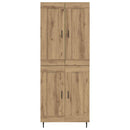 Highboard 2 pcs Artisan Egetræ Konstrueret træ