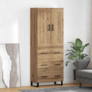 Highboard Artisan Egetræ 69,5 x 34 x 180 cm Konstrueret træ