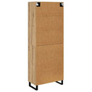 Highboard Artisan Egetræ 69,5 x 34 x 180 cm Konstrueret træ