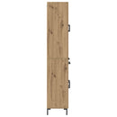 Highboard med skuffe 2 pcs Artisan Egetræ Konstrueret træ