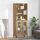 Highboard Artisan Egetræ 69,5 x 34 x 180 cm Konstrueret træ
