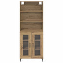 Highboard Artisan Egetræ 69,5 x 34 x 180 cm Konstrueret træ