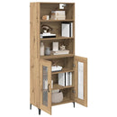 Highboard Artisan Egetræ 69,5 x 34 x 180 cm Konstrueret træ