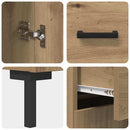 Highboard Artisan Egetræ 69,5 x 34 x 180 cm Konstrueret træ