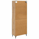 Highboard Artisan Egetræ 69,5 x 34 x 180 cm Konstrueret træ