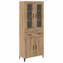 Highboard Artisan Egetræ 69,5 x 34 x 180 cm Konstrueret træ