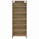 Highboard Artisan Egetræ 69,5 x 34 x 180 cm Konstrueret træ