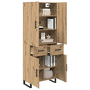 Highboard med skuffe 2 pcs Artisan Egetræ 69,5 x 34 x 180 cm