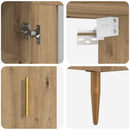 Highboard 2 pcs Artisan Egetræ Glas