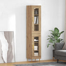 Highboard 2 pcs Artisan Egetræ Glas