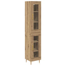 Highboard 2 pcs Artisan Egetræ Glas