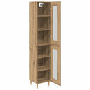 Highboard 2 pcs Artisan Egetræ Glas