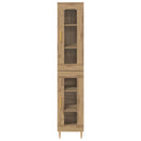 Highboard 2 pcs Artisan Egetræ Glas