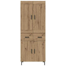 Highboard med skuffe 2 pcs Artisan Egetræ Konstrueret træ