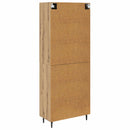 Highboard med skuffe 2 pcs Artisan Egetræ Konstrueret træ