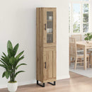 Highboard Artisan Egetræ 34,5 x 34 x 180 cm Konstrueret træ