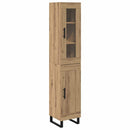 Highboard Artisan Egetræ 34,5 x 34 x 180 cm Konstrueret træ