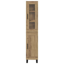 Highboard Artisan Egetræ 34,5 x 34 x 180 cm Konstrueret træ