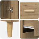 Highboard Artisan Egetræ 69,5 x 34 x 180 cm Konstrueret træ