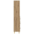 Highboard Artisan Egetræ 69,5 x 34 x 180 cm Konstrueret træ