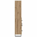 Highboard med skuffe 2 pcs Artisan Egetræ Konstrueret træ