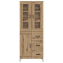 Highboard med skuffe 2 pcs Artisan Egetræ Konstrueret træ