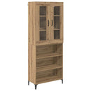 Highboard Artisan Egetræ 69,5 x 34 x 180 cm Konstrueret træ