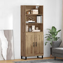 Highboard 2 pcs Artisan Egetræ Konstrueret træ