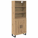 Highboard 2 pcs Artisan Egetræ Konstrueret træ