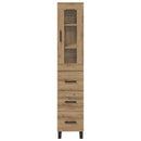 Highboard Artisan Egetræ 34,5 x 34 x 180 cm Konstrueret træ