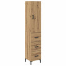 Highboard Artisan Egetræ 69,5 x 34 x 180 cm Konstrueret træ
